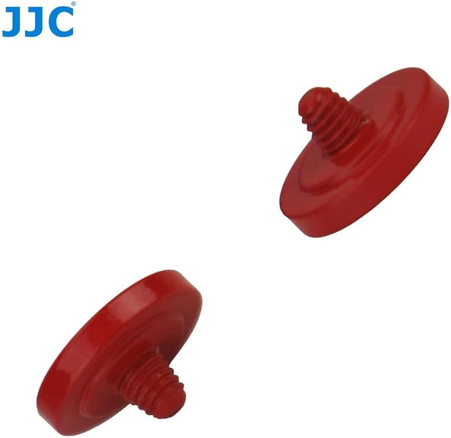 JJC Soft Release Button 11 mm - metal, concave (red)