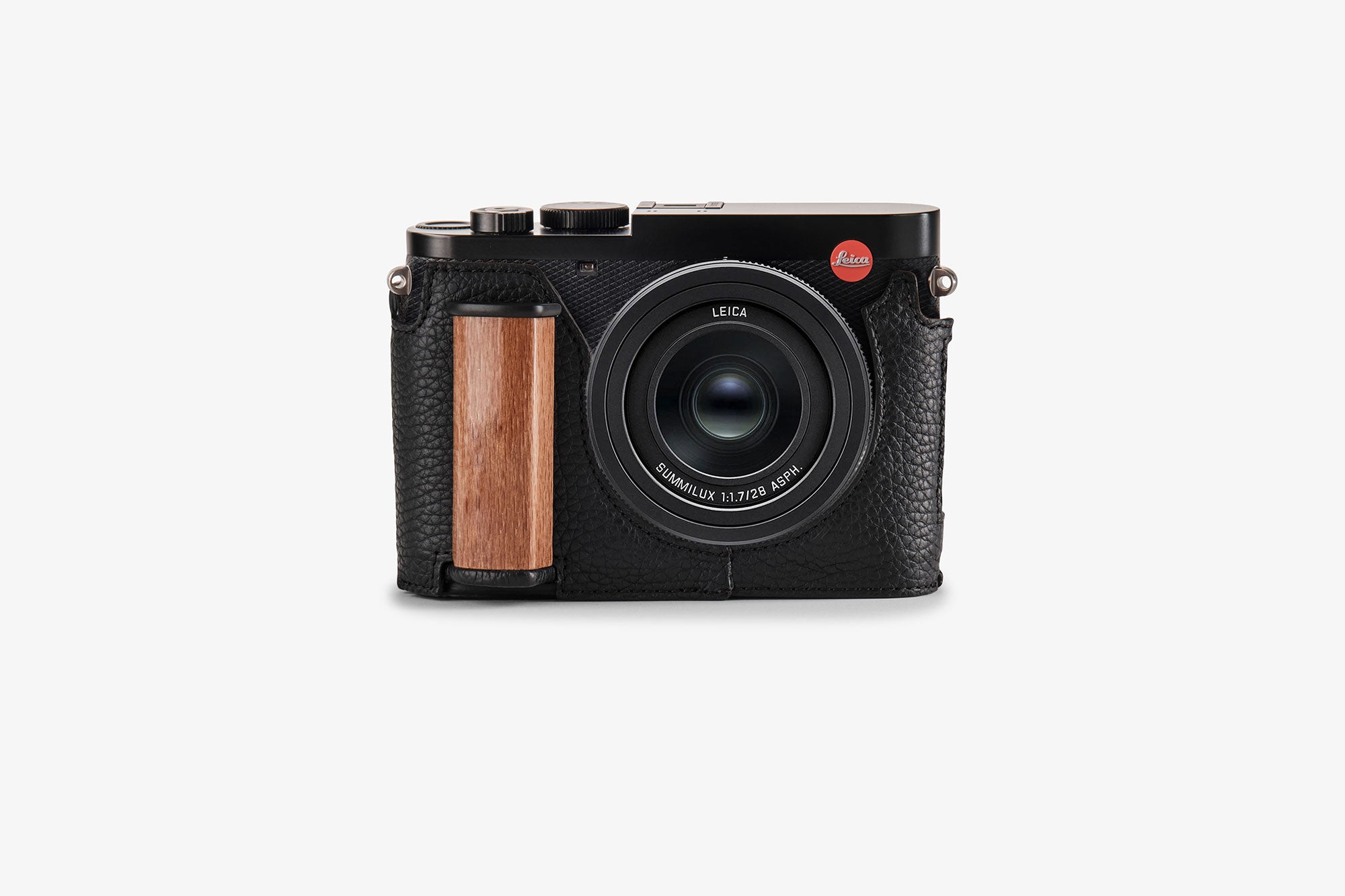 Oberwerth Leica Q3 Half Case with wooden grip