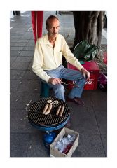 Selling 'boerewors' rolls, Modimolle
March 2011