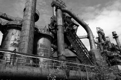 B/W Blast Furnace