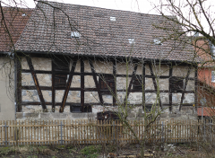 Altes Fachwerk,gesehen in Neustadt/Aisch/Mittelfranken