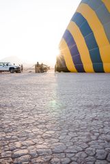 Hot air ballon sun rise