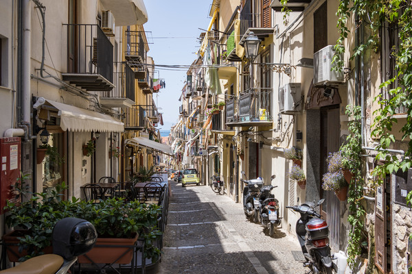 View from the top down, Cefalù