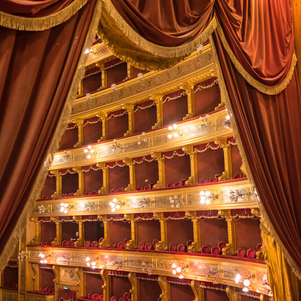 View from the Royal Box, Teatro Massimo, Palermo