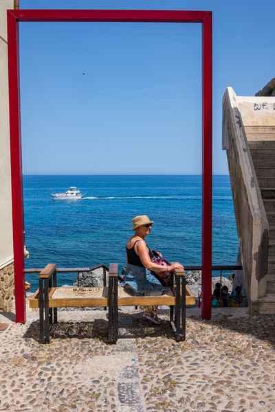 Framing the sea, Cefalù