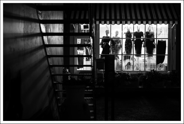 North London tailors on a midwinter's evening