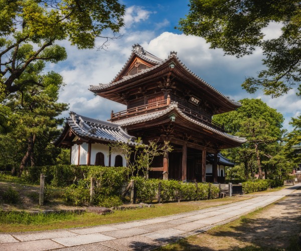 Gates to Kenninji Temple, Kyoto